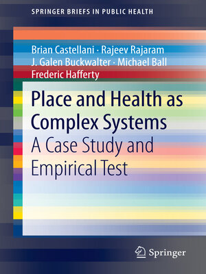 cover image of Place and Health as Complex Systems